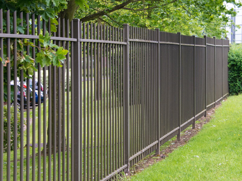Photo of an ornamental steel fence from a Middle Tennessee fencing contractor