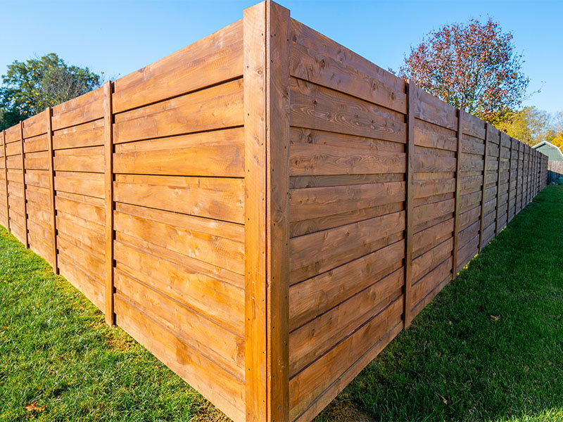 Owensboro KY horizontal style wood fence